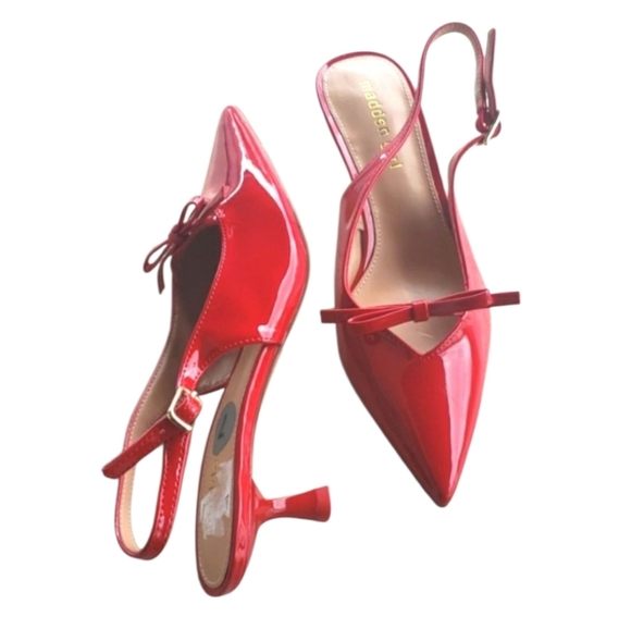 NEW- Madden Girl Womens Vogue Pump  Red Patent, 7 - Picture 5 of 6